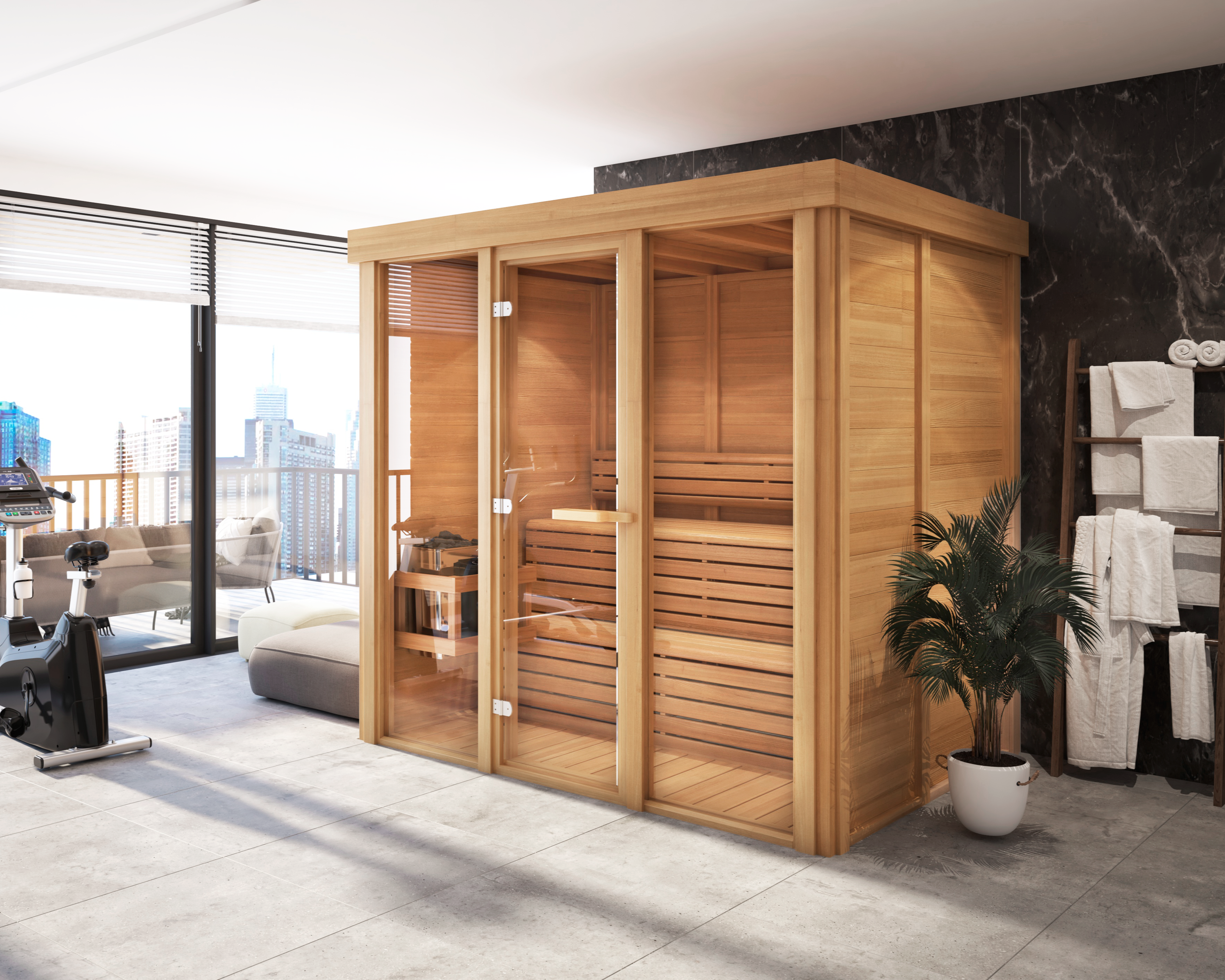 Indoor 570 Pure Cube Sauna