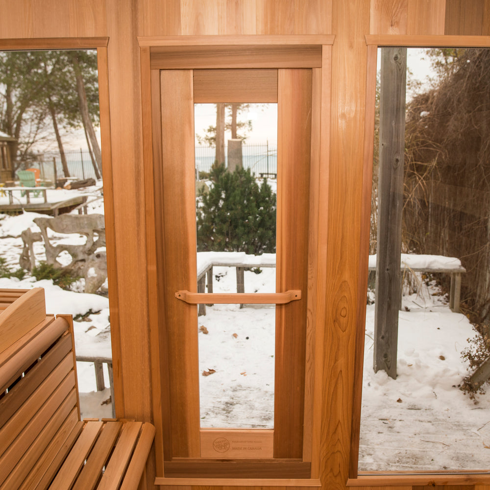 
                      
                        Outdoor Cedar Sauna
                      
                    