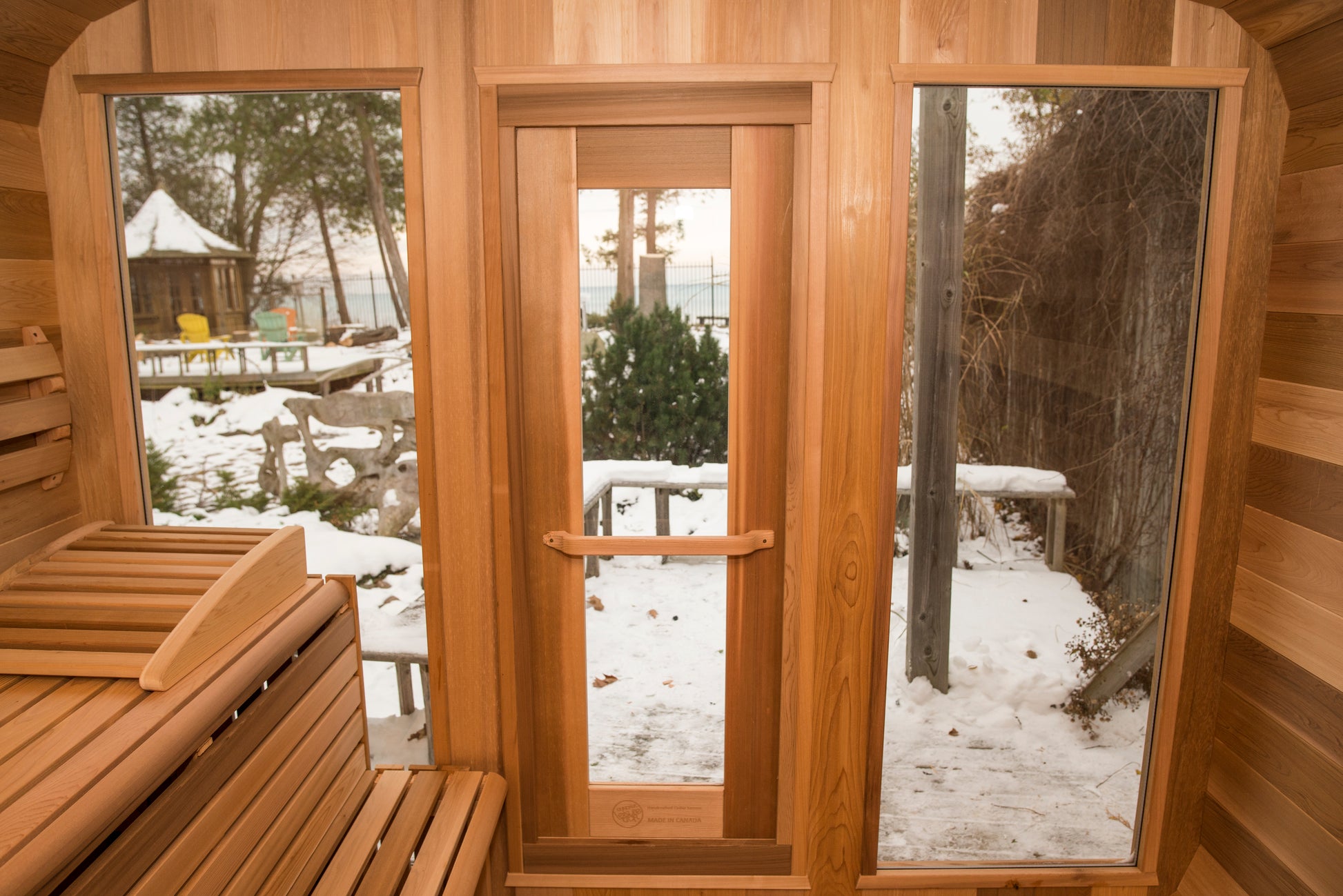 Outdoor Cedar Sauna