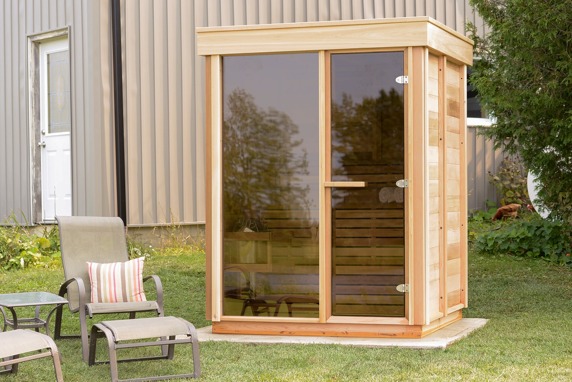 Outdoor Pure Cube Sauna