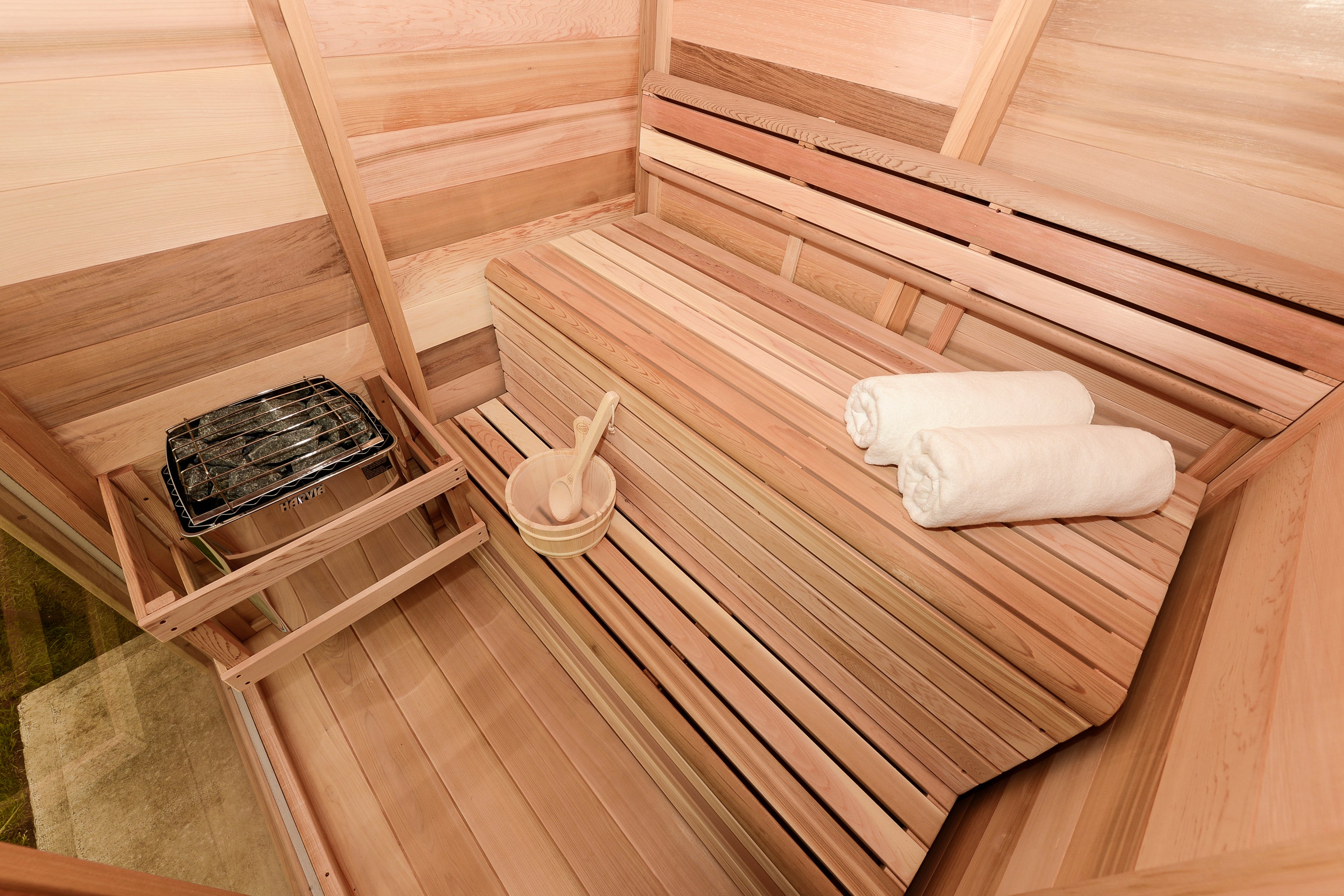 Outdoor Cedar Sauna 