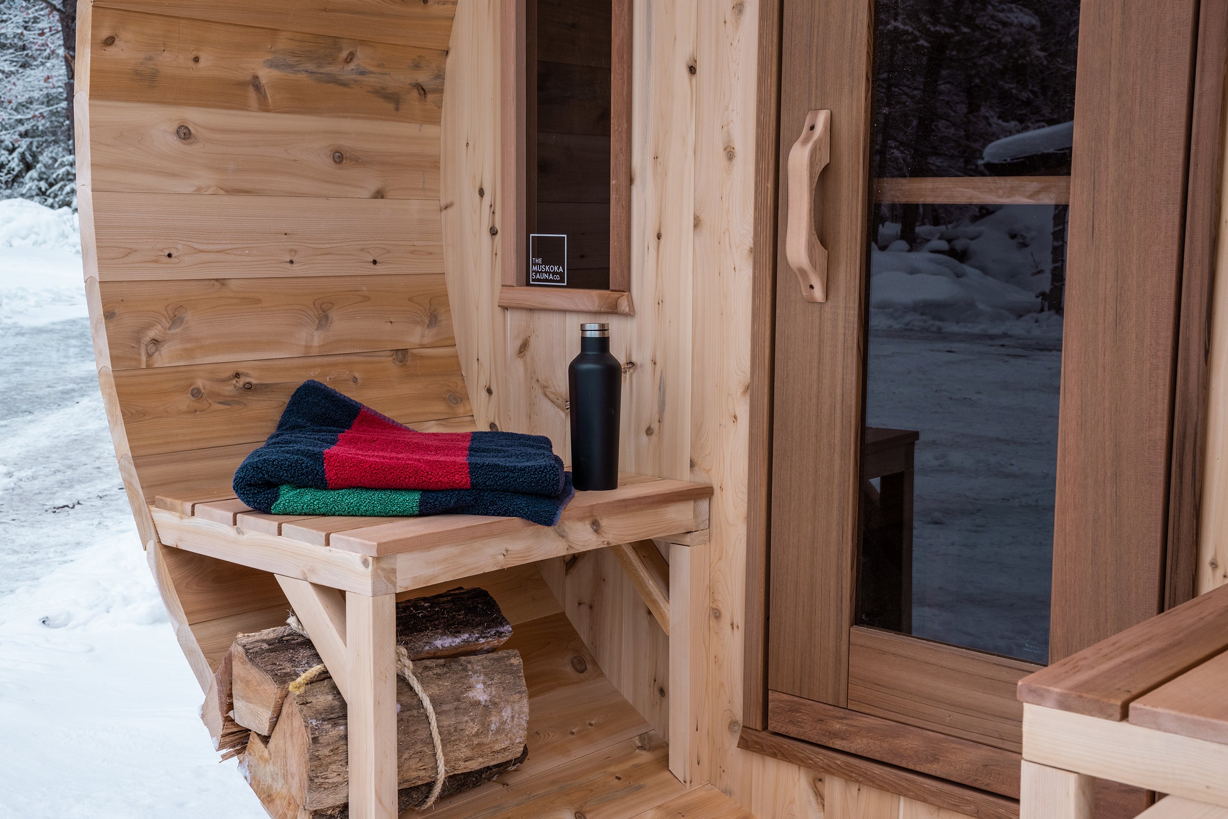Premium 7'x 8' Barrel Sauna