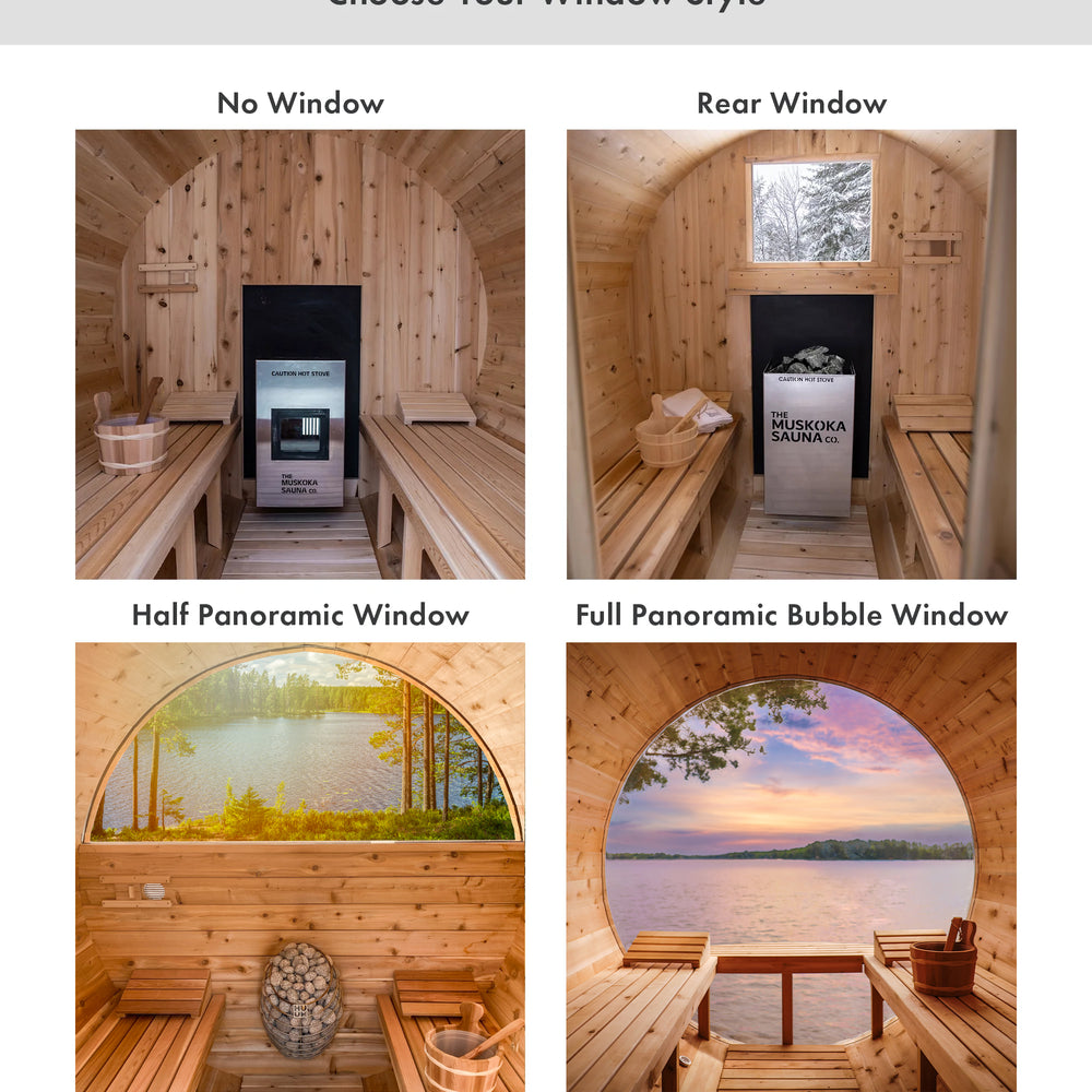 
                      
                        6'x 6' Barrel Sauna
                      
                    