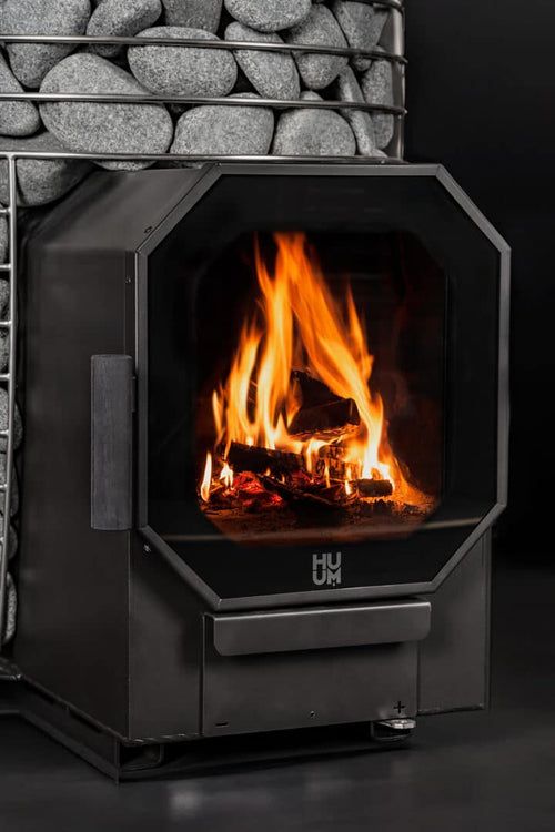 Wood burning sauna stoves