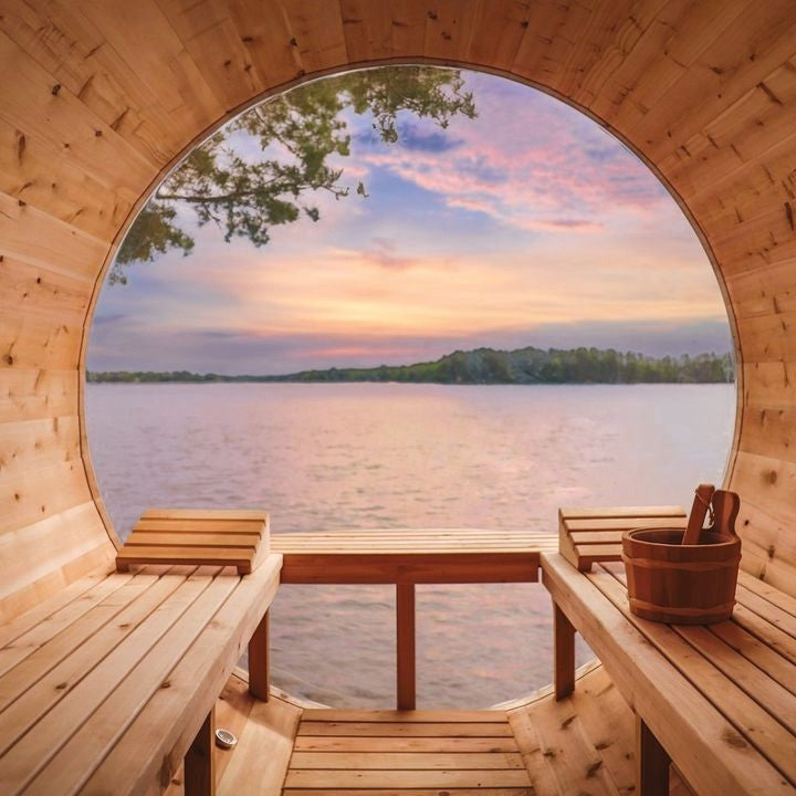 Barrel saunas